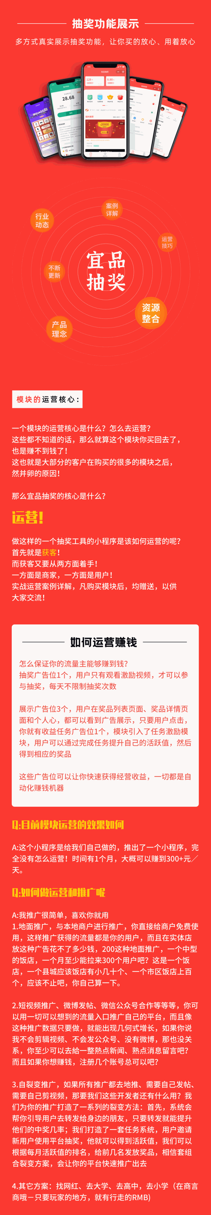 宜品优享抽奖系统小程序，多方式真是展示抽奖功能缩略图